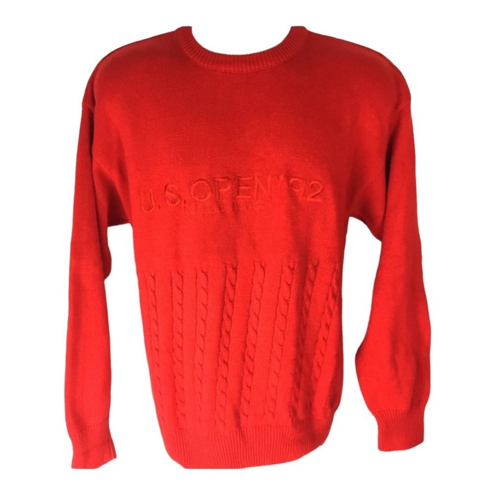 1992 US OPEN Pebble Beach sweater sz L